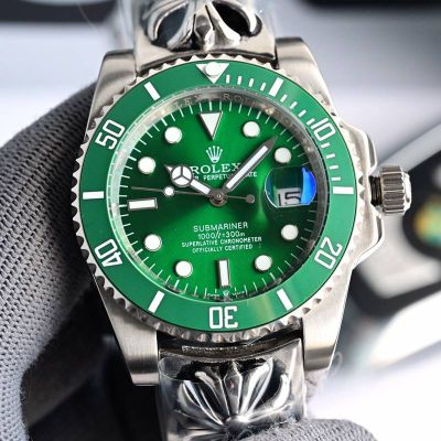 Rolex Submariner 3135 Movement 40mm 316L Steel Men Green/Black Face Watch